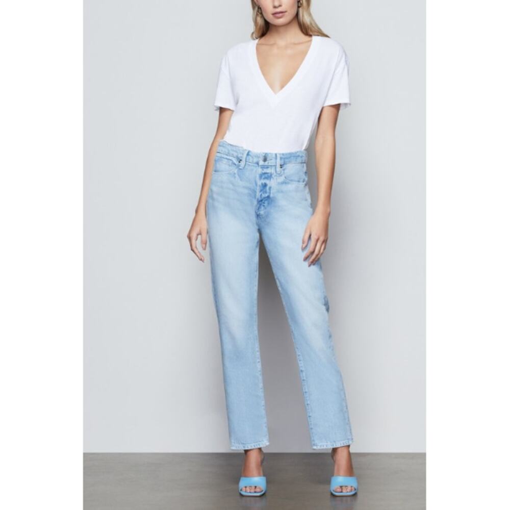 NEW Good American Good Boy Jeans in Blue456